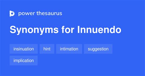 innuendo antonyms|innuendo synonym.